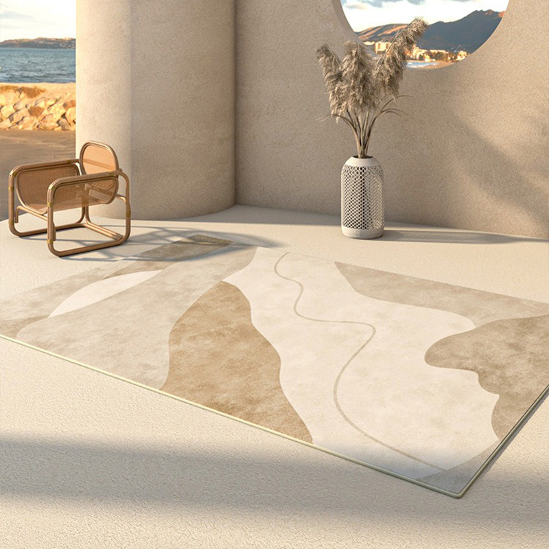 Printed Rug Abstract - Dywan w stylu Japandi Wabi-sabi do