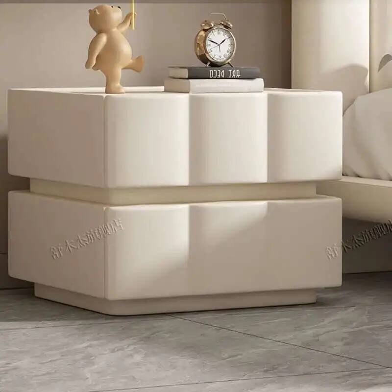 Białe szafki nocne z szafkami  – Interior Design White And Wood recenzja i cena