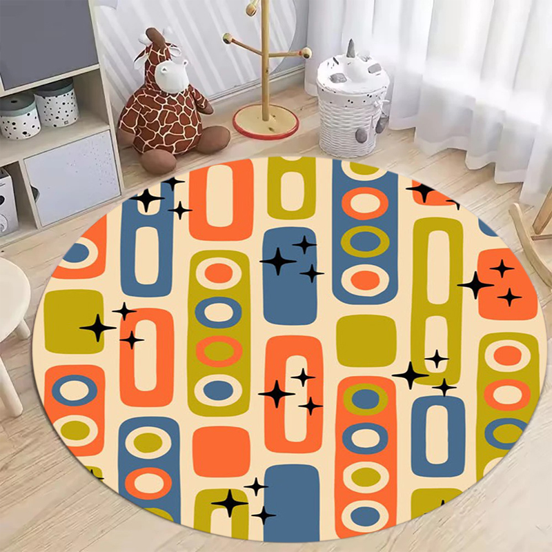 Nowoczesny dywan w stylu mid-c – Printed Rug Abstract recenzja i cena