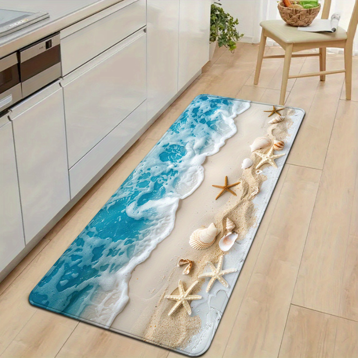 Długi dywan w stylu boho z mot – Printed Rug Abstract recenzja i cena